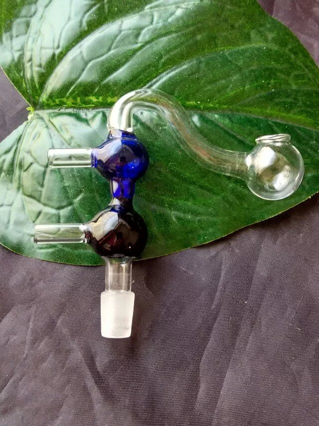 

Two bubble pot , Wholesale Glass Bongs Accessories, Glass Hookah, Water Pipe Smoke Free Shipping