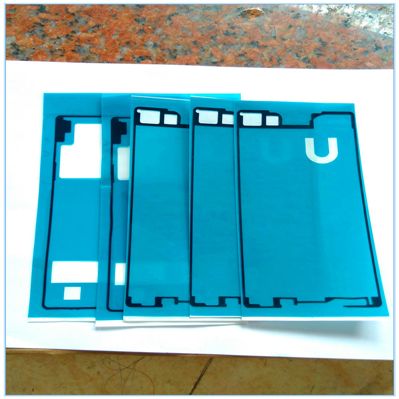 

5 Sets=10pcs LCD Front Panel Frame + Back Battery Door Cover Adhesive Sticker Glue For Sony Xperia Z Z1 Z1 Mini Z2 Z3 Z3 Mini Z4 Z5 Z5 min