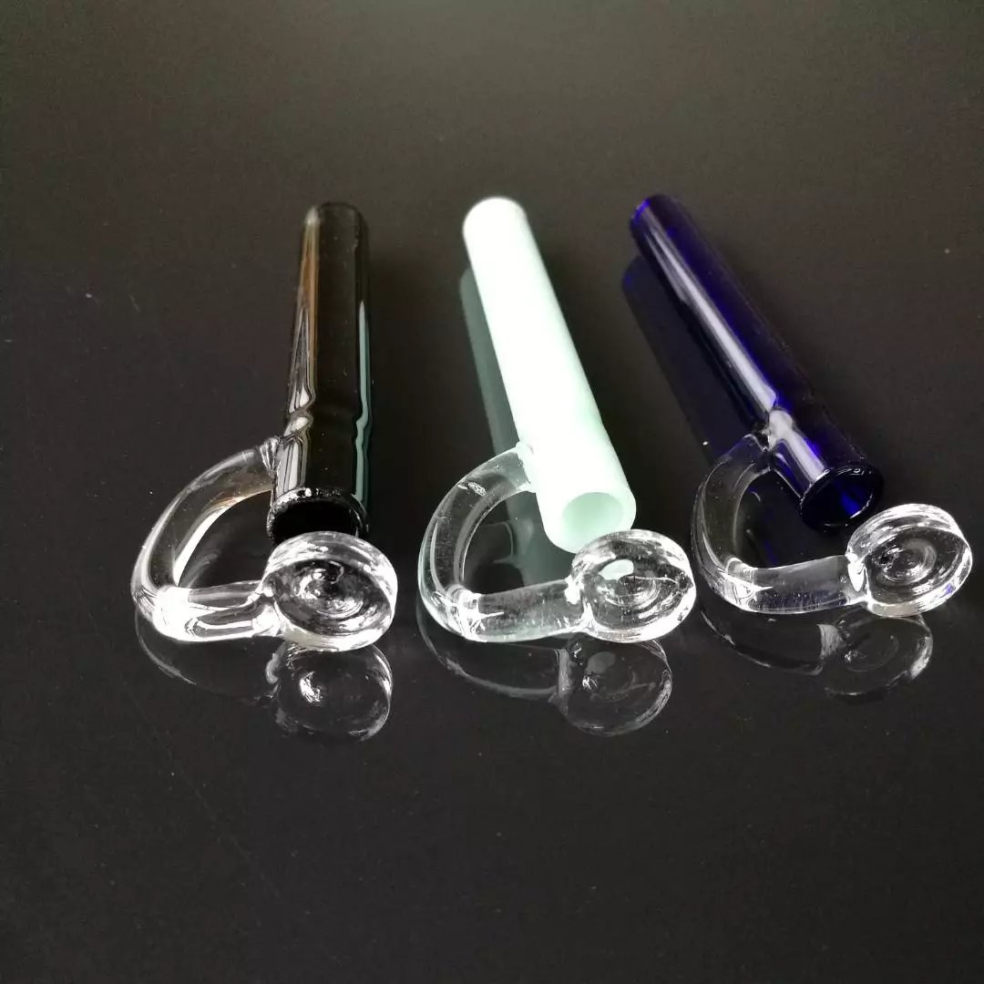 

Covered with chimney glass bongs accessories , Glass Smoking Pipes colorful mini multi-colors Hand Pipes Best Spoon glass Pipes
