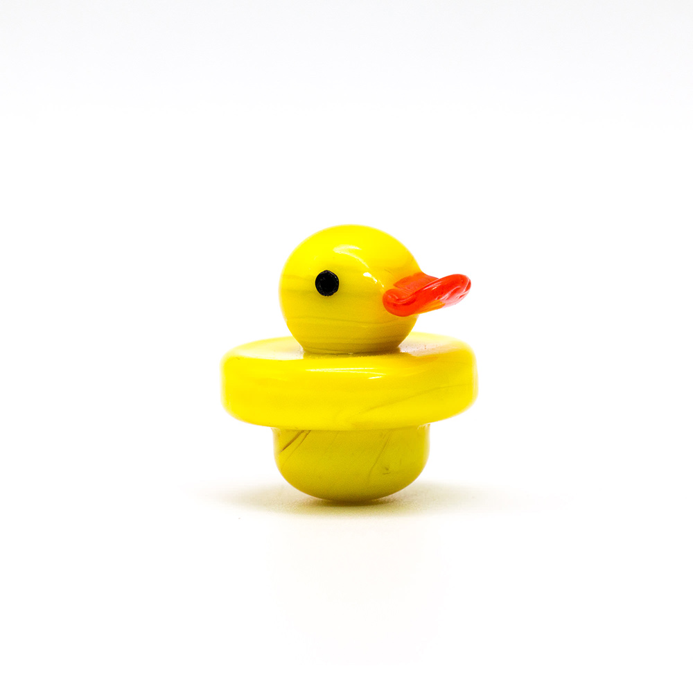 

Colored glass carb cap dabber bubble Duck Style for Hookahs 2mm 3mm 4mm thick Quartz banger Nails caps water pipes dab oil rigs