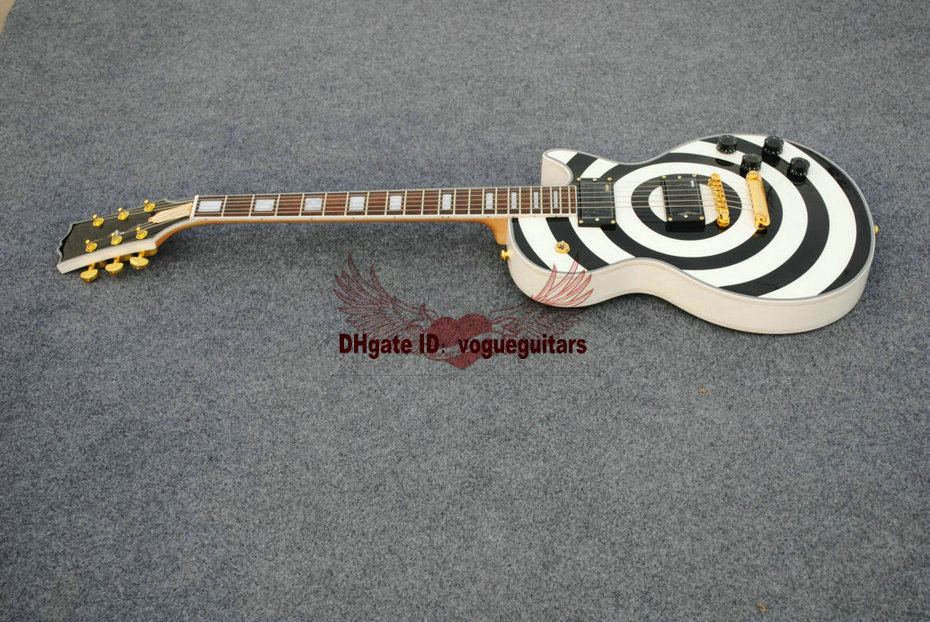 

Zakk Wylde bullseye black EMG Active pickups 81 /85 Electric Guitar Free Shipping