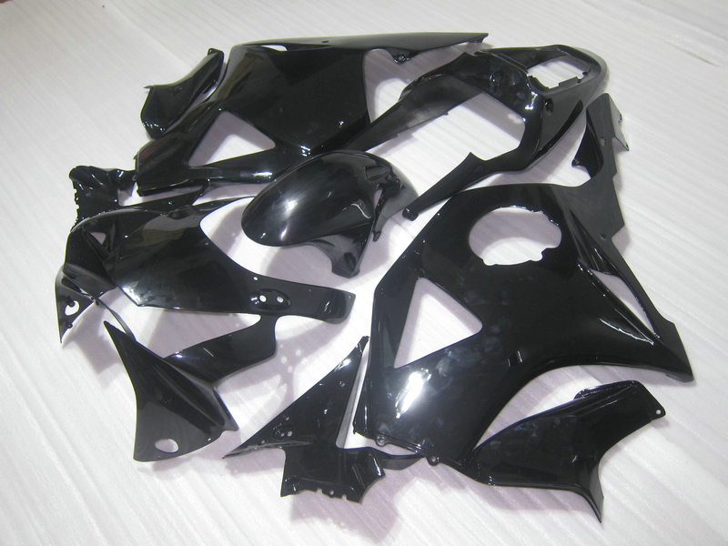 

Free customize fairing kit for Honda CBR900RR 2002 2003 glossy black fairings set CBR 954RR 02 23 OT47, Same as picture