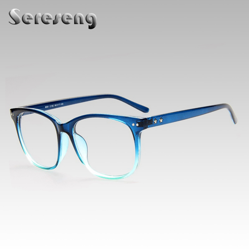 

Retro Clear Lens Glasses for Women Fashion Optical Frames Unisex Eye Wear Oval Frame Metal Eyeglasses G8081