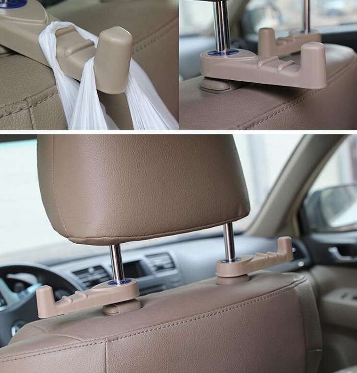 

Universal car hooks easy for clothes Handbags Grocery Bags Convenient headrest chair Seat back rear storage holder rack hangers