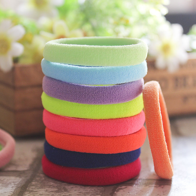 

Korean style Jewelry Whole Hair Ties Accessories Tousheng 1000pcs Colorful Hairbands High Elastic Ring Rubber Bands Tail Seams A6944, Style 4