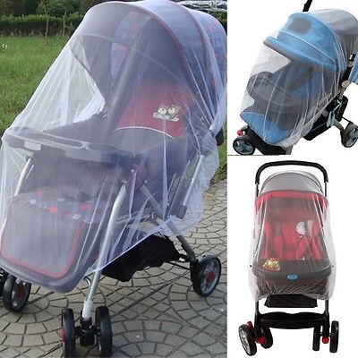 Wholesale-Infants Baby Stroller Pushchair Cart Mosquito Insect Net Safe Mesh Buggy Crib Netting-image-394486453