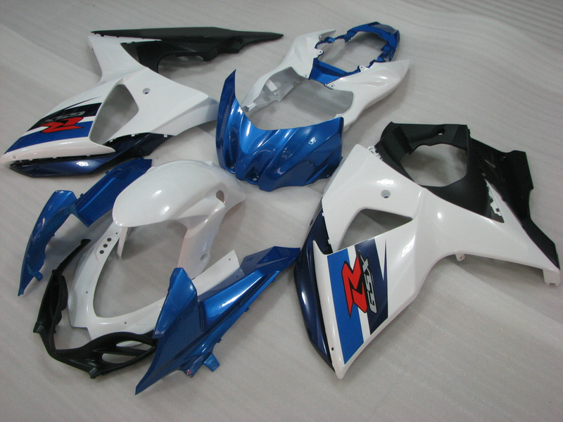 

Injection mold plastic fairing kit for Suzuki GSXR1000 09 10 11-15 white blue black fairings set GSXR1000 2009-2015 OT09, Same as picture