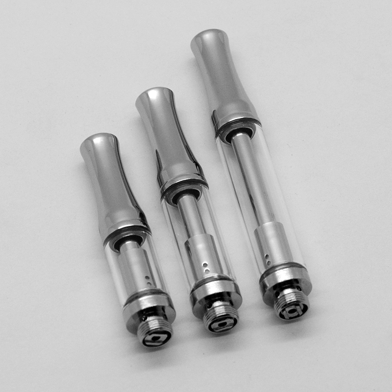 

King Pen Vaporizer Cartridge 510 Thread Glass Tank Atomizer 92A3 Vape Cartridges Round Mouthpiece for Preheating Voltage Variable Battery