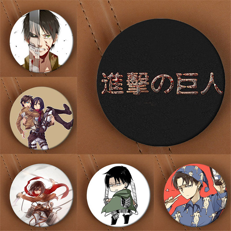 Gros- Youpop Attaque sur Titan Anime Broche Pin Badge Accessoires Pour Vêtements Chapeau Sac À Dos Décoration Hommes et Femmes Garçon Fille HZ140