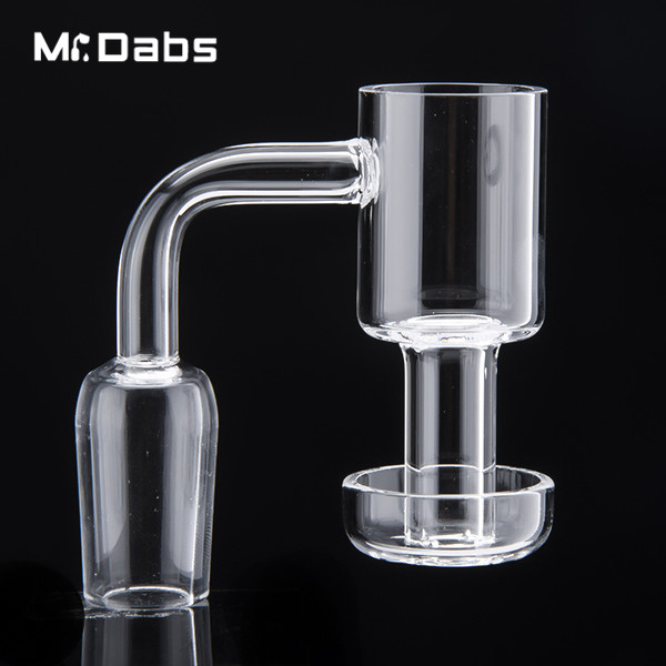 

Terp Vacuum Quartz Vacuum Banger Domeless Nail Smoknig Accessories with Polished Joint For Dab Oil Rigs Glass Bongs