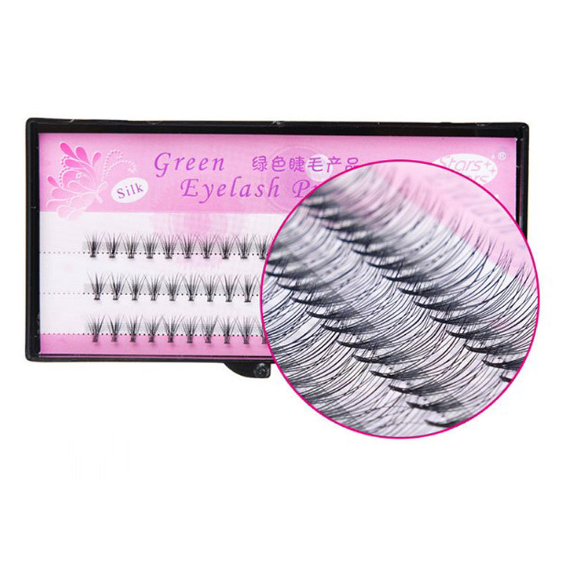 Knot Free 6-14mm thick 10 Flares False Eyelash Natural 0.10mm Black Individual Fake Eyelash 3d 6d Silk Eyelash Extension-image-400201515