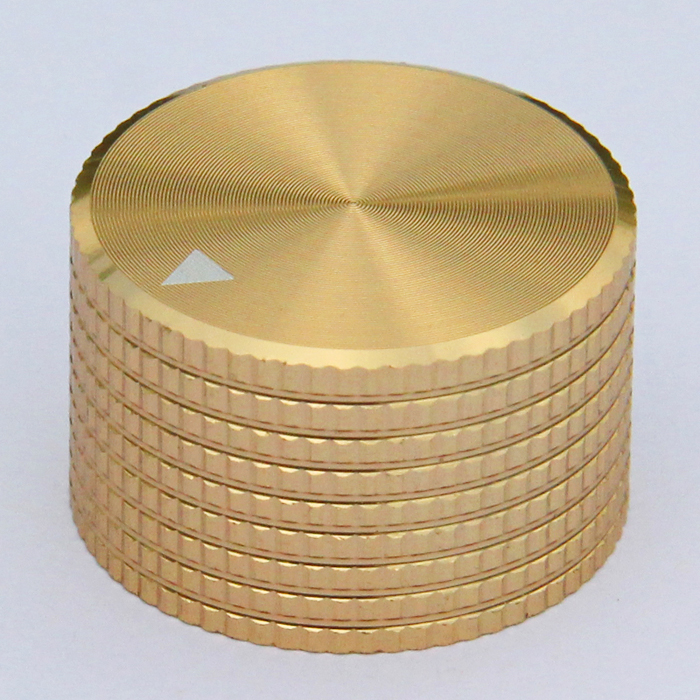 

free shipping gold switch knob HIFI electronic potentiometer knob DIY Digital part Sound volume switch tube Amplifier knob