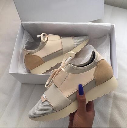 New Arrival Man Women Casual Shoes Fashion Mixed Colors Mesh Lace Up Comfortable Male Trainer Walking Fashion Couple Shoes Size 35-46