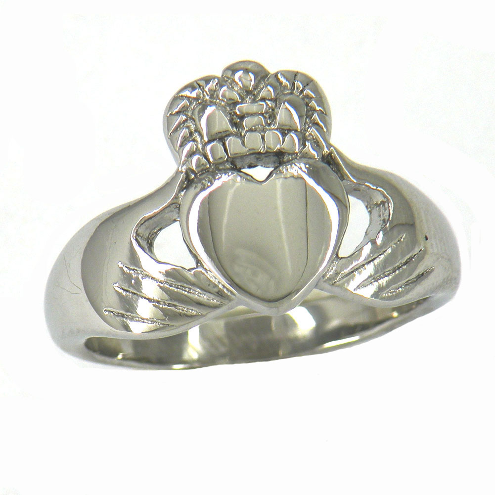 

FANSSTEEL STAINLESS STEEL JEWELRY CELTIC RING INFINITY LOVE HEART RING PRINCESS CROWN CLADDAGH FRIENDSHIP RING GIFT FOR SISTERS
