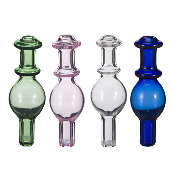 

Colored Glass Carb Cap 20mm Dia Round ball dome for smoke Quartz thermal banger dab nails