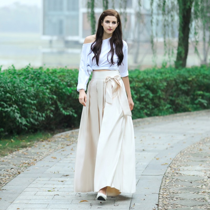 red maxi skirt plus size