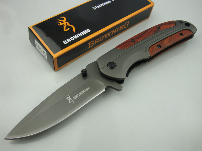 

EDC Browning DA43 Titanium Tactical Folding Knife 3Cr13Mov Collection Camping Hunting Survival Outdoor Pocket Promotion Xmas Util Ogeei