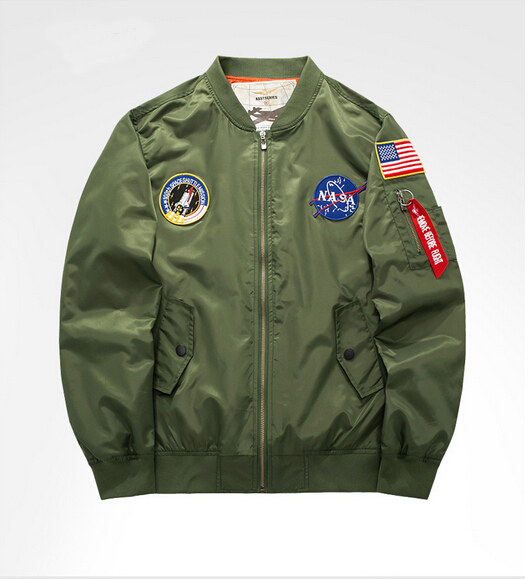 

HOT Sell Bomber Jacket Flight Pilot Jackets Mens Casual Flying Coats Long Sleeve Slim Fit Clothes Embroidery 6XL, Black