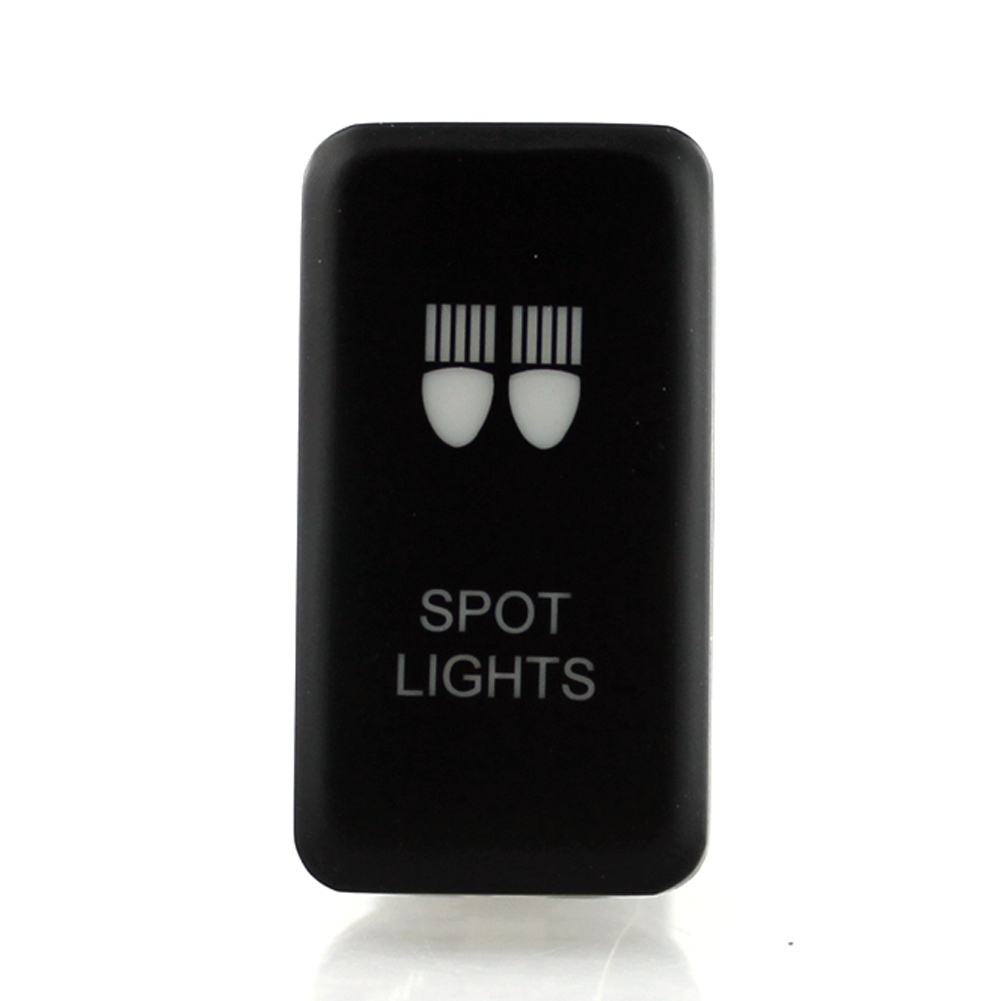 CAR Guaranteed 100% 12V Push Button Switch Blue SPOT LIGHTS For Toyota Prado 120 Series 2003-2009 Free Shipping-image-467271335