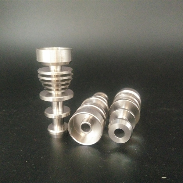 

New Universal Titanium Nail 10/14/18mm Female Domelss Titanium Dab Carb CapGlass Bong Water Pipes Free Shipping