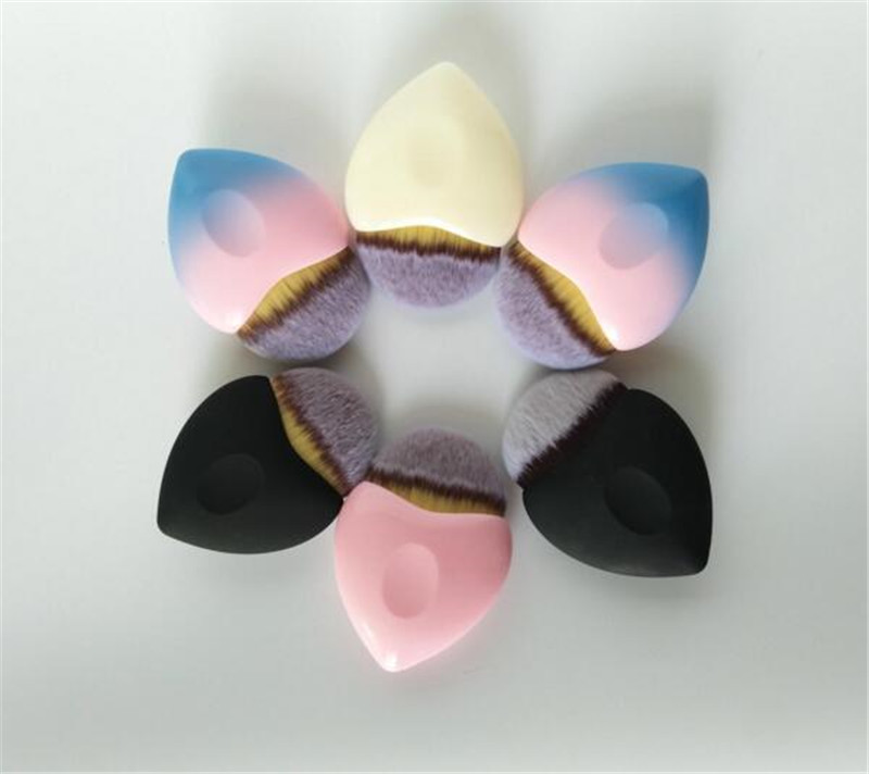 

Heart shaped makeup brush foundation brush fish type makeup tools single makeup brush mermaid DHL free shipping