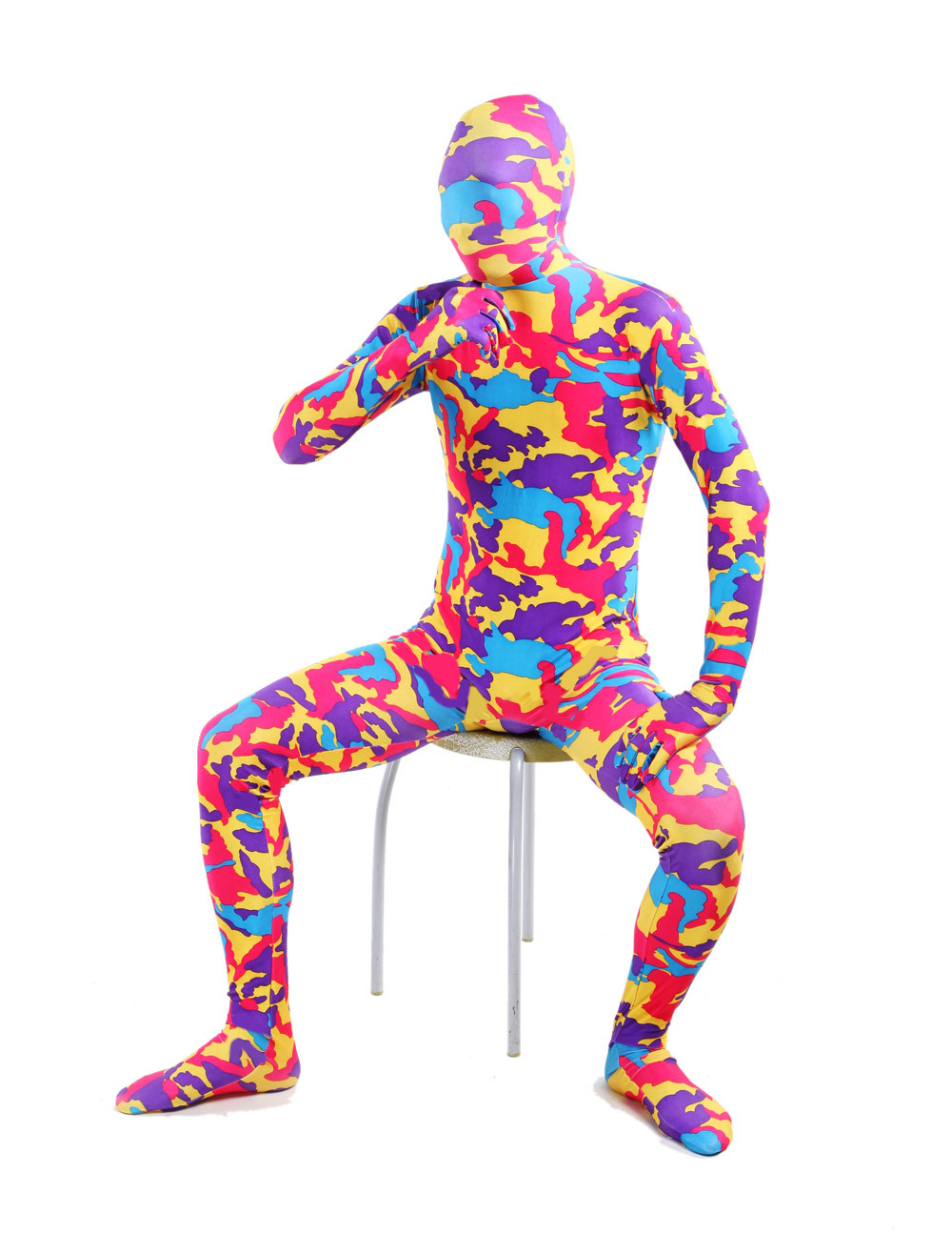 

Colorful lycra zentai suits costumes halloween costume, Fuchsia
