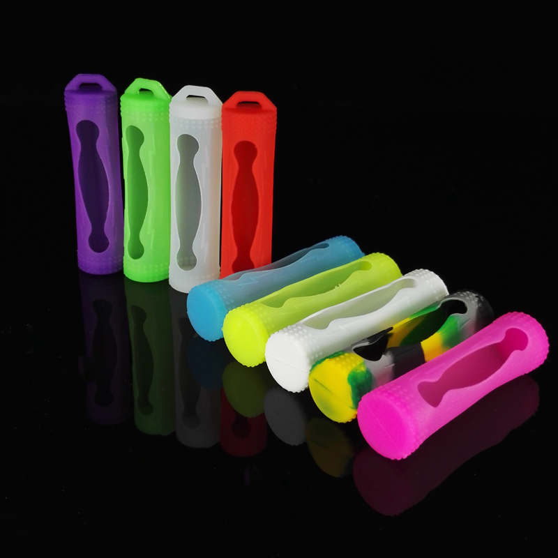 

18650 Battery Protective Cover Bag Silicone Case Colorful Rubber Safe Protection Skin Wrap For LI Rechargeable Batteries E Cigarette Mod DHL