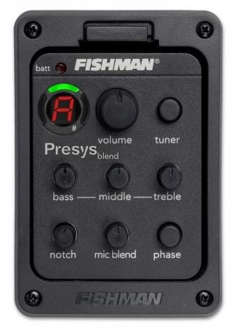 

Fishman 301 Pickups 4-Band EQ Equalizer Acoustic Guitar Preamp Piezo Pickup Guitar Tuner with Mic Beat Board