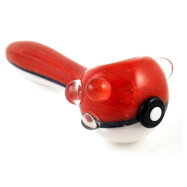 

PokeBall Smoking Pipe Pokeball Hand Spoon Pokeflute Monster Pipe 4.5 Inch Colored Oil Burner Pipes Thick Mon Go Smoking