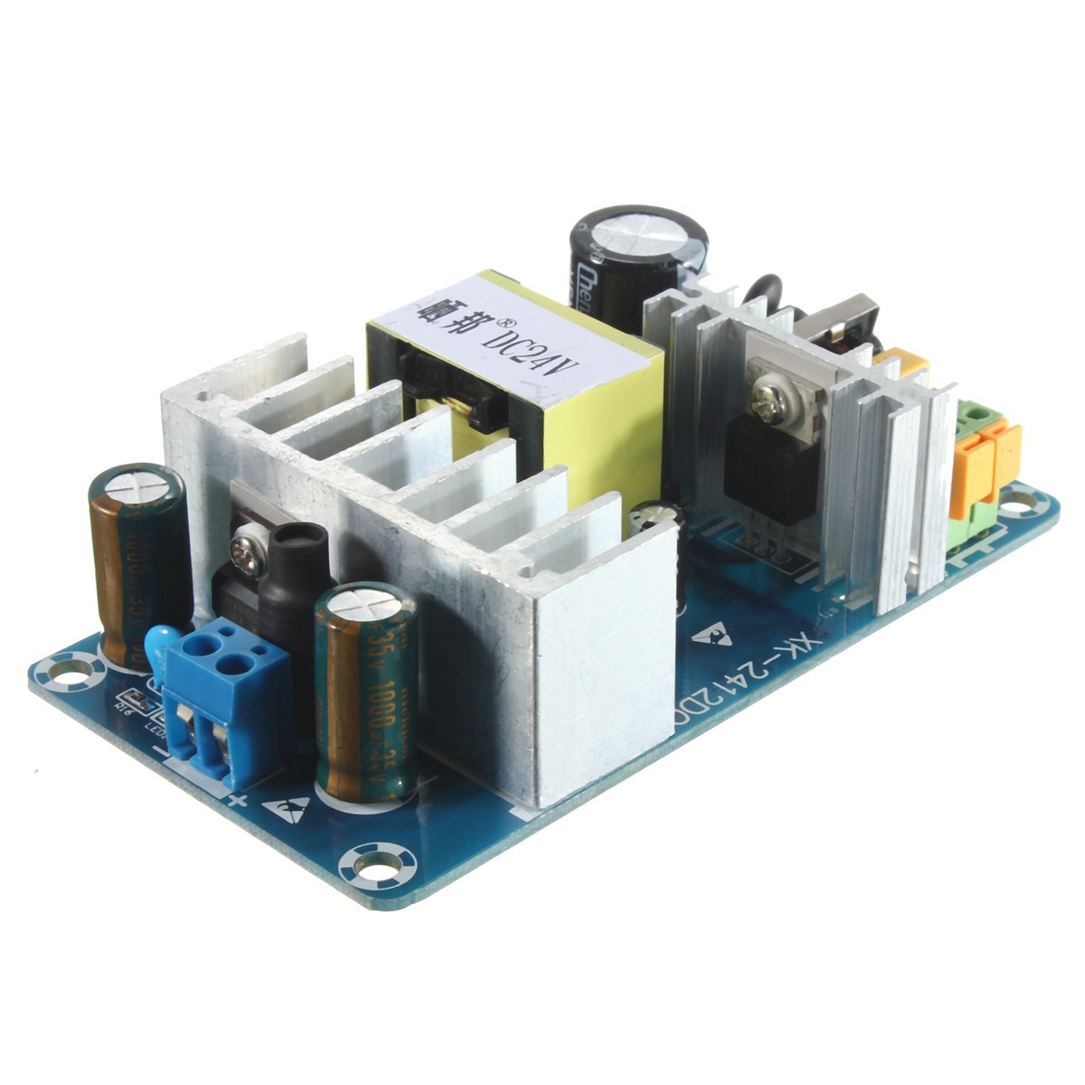 AC 100-240V a DC 24V 4A-6A Modulo di alimentazione switching ad alta potenza stabile Modulo di alimentazione industriale AC-DC Transformer AC 100-240V a DC 24V 4A-6A Modulo di alimentazione switching ad alta potenza stabile Modulo di alimentazione industriale AC-DC Transformer