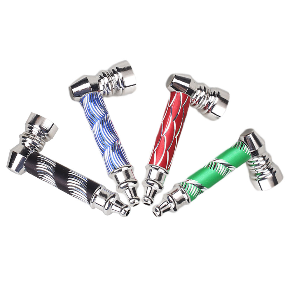 

Portable scale Shaped Metal Tobacco Pipe Filter Smoking Pipe Mini Cigarette Stainless Steel Smoke Pipes Smoke Stocks Smoking Accessorie