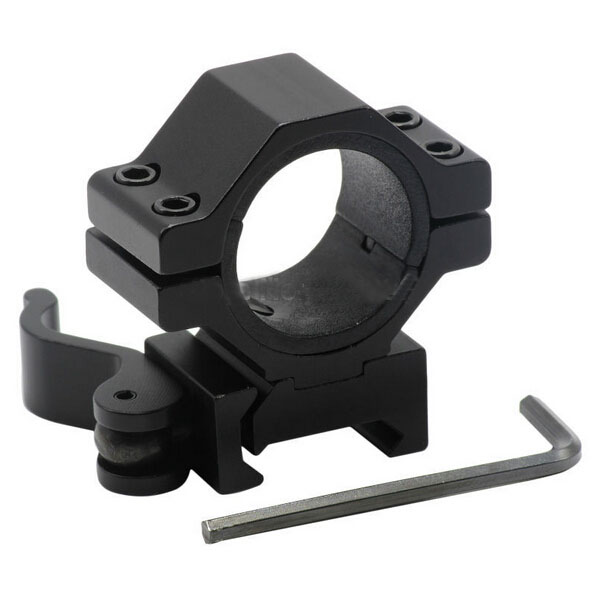 

Hunting 30mm / 25.4mm 1" Quick Release Scope Mount Ring Adapter 20mm Rail Weaver Picatinny Mounts QD Flashlight Laser Mount