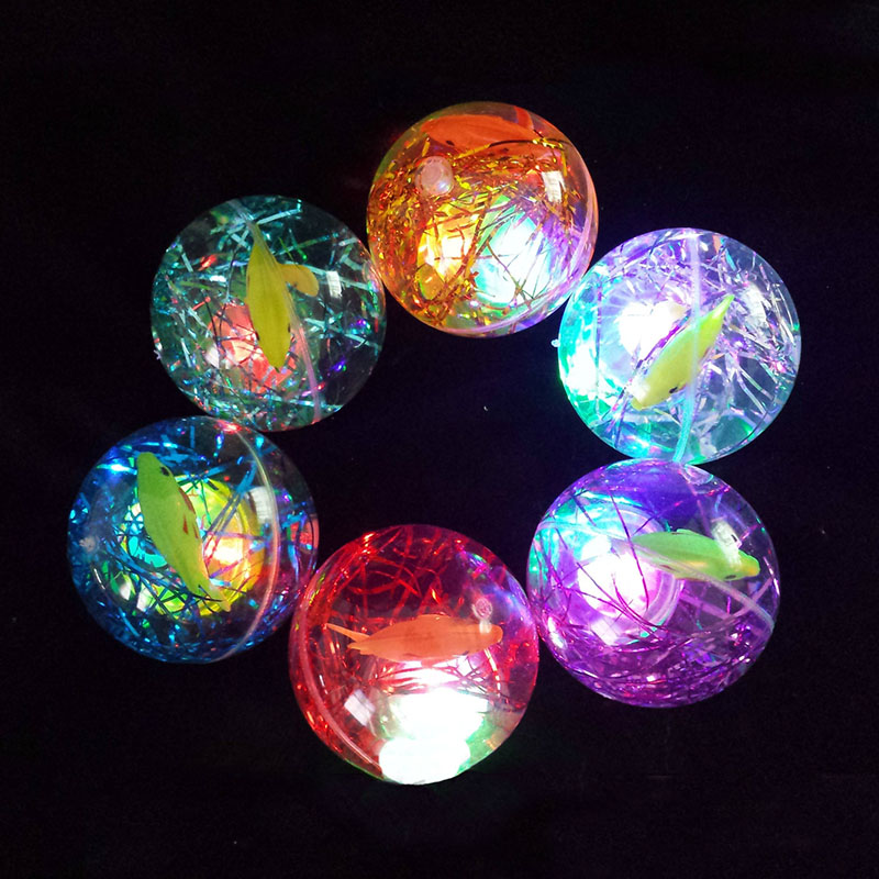 led rubber ball
