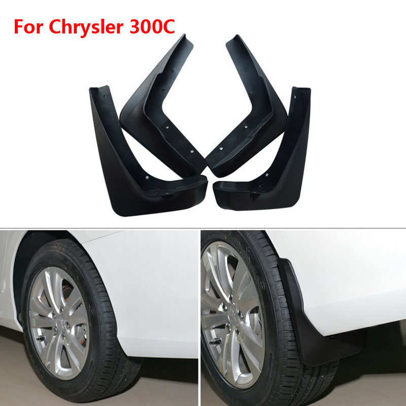 Brand New For Chrysler 300C 4pcs High Quality ABS Mud Flaps Splash Guards Car Fender Mudguard-image-399766495