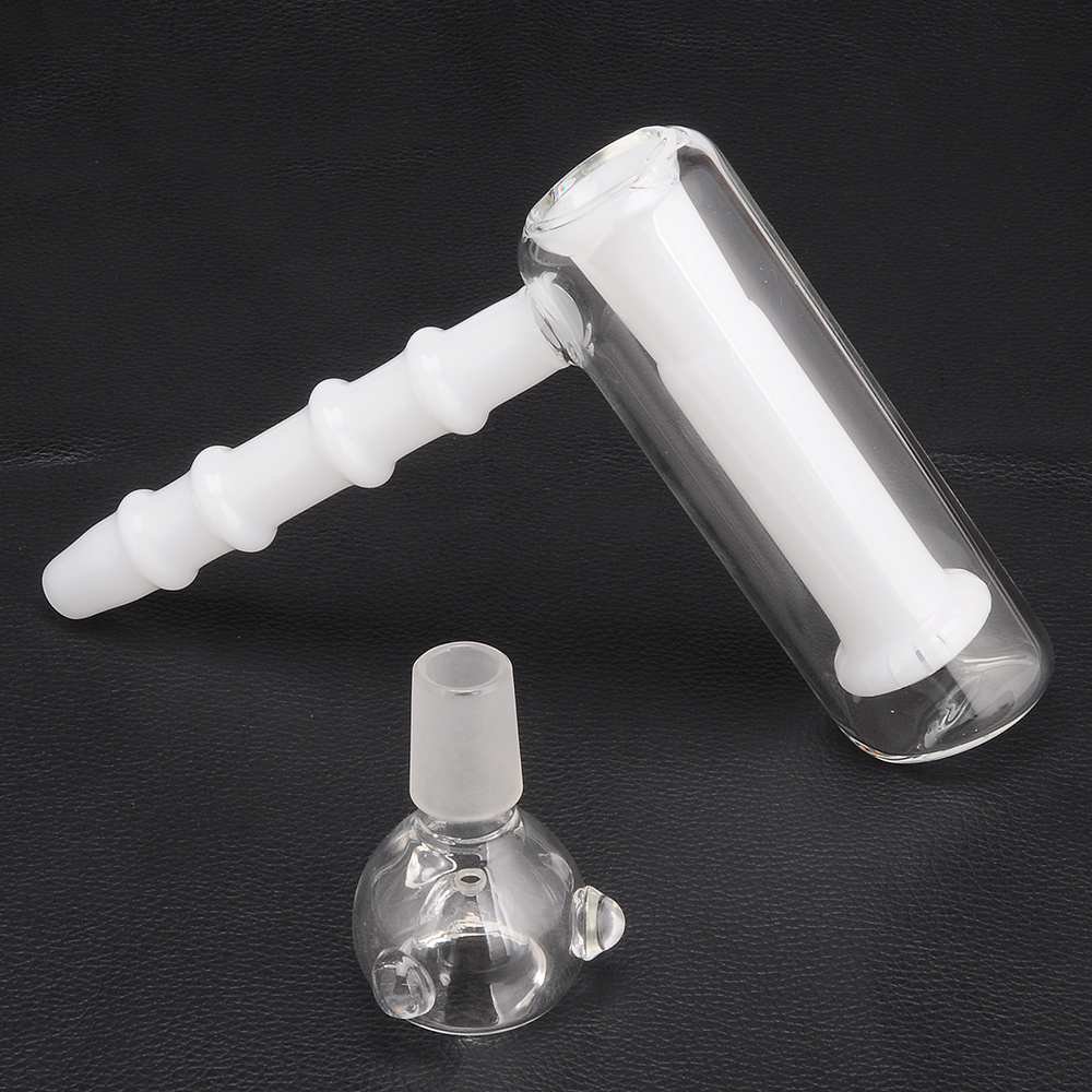 

White glass hammer 6 Arm 18 MM Female perc glass percolator bubbler water pipe matrix smoking pipes tobacco pipe bong bongs