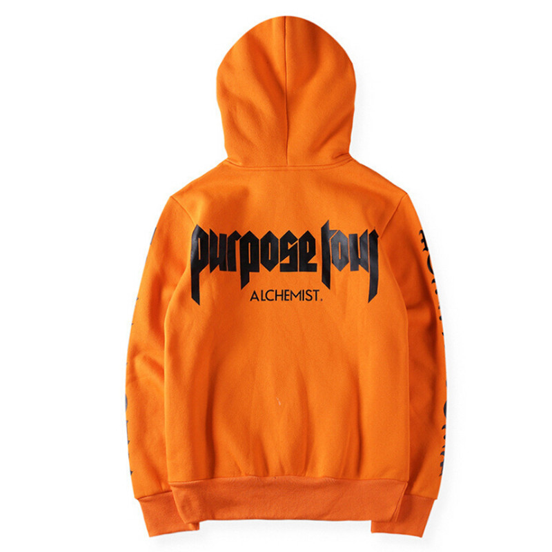 purpose tour x champion hoodie