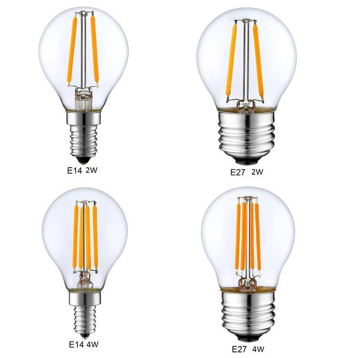 E27 Edisonlampe Dimmbar LED COB Glühwendel Birne Kugel G45//A60 Energiesparlampe