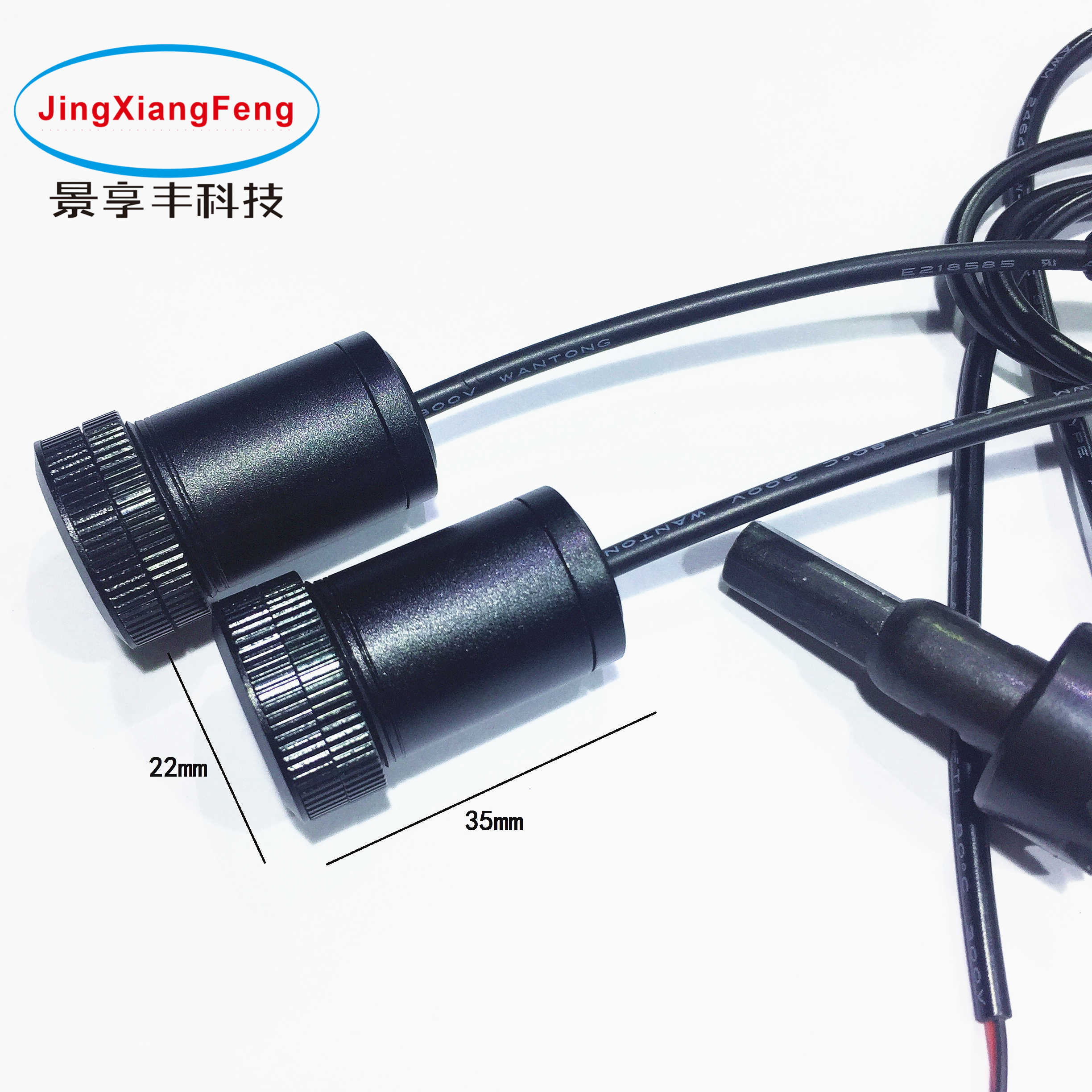 For GMC America 2pcs LED Car door welcome light courtesy led car laser projector Logo Ghost Shadow Light for GMC logo-image-386250837