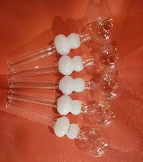 

Short Smoking Pipes with colored calabash Curved Mini oil burner Hand Blown Recycler Best glass Burner