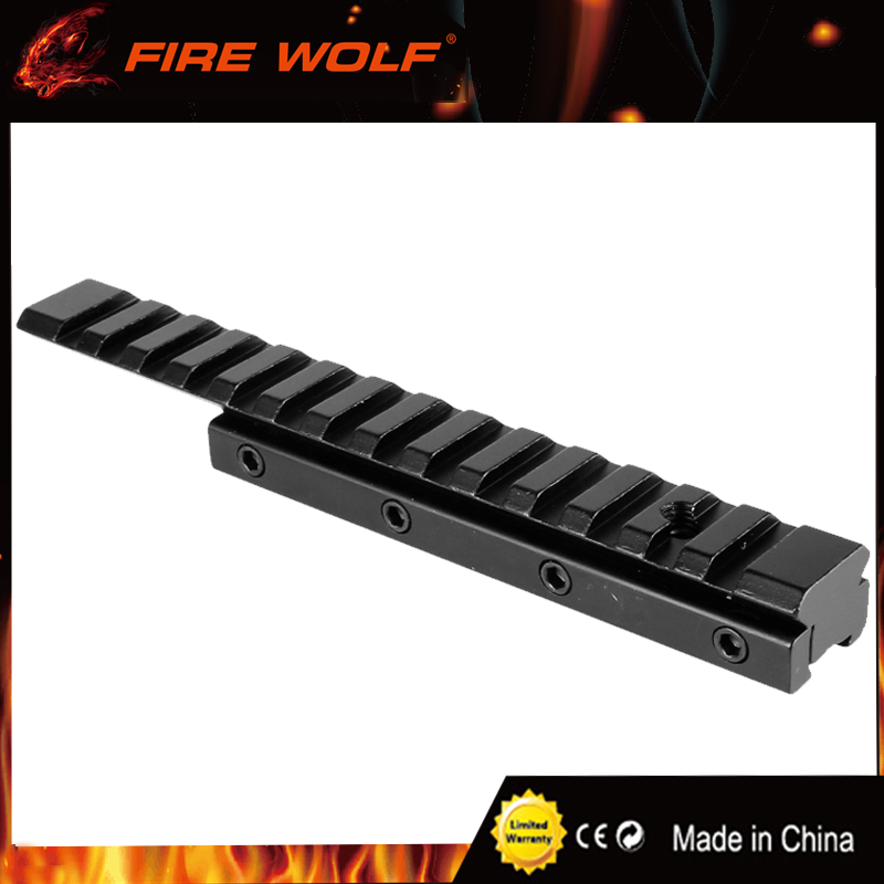 

FFIRE WOLF Dovetail Weaver Picatinny Rail Adapter 11mm to 20mm/21mm Tactical Scope Extend Mount for Hunting