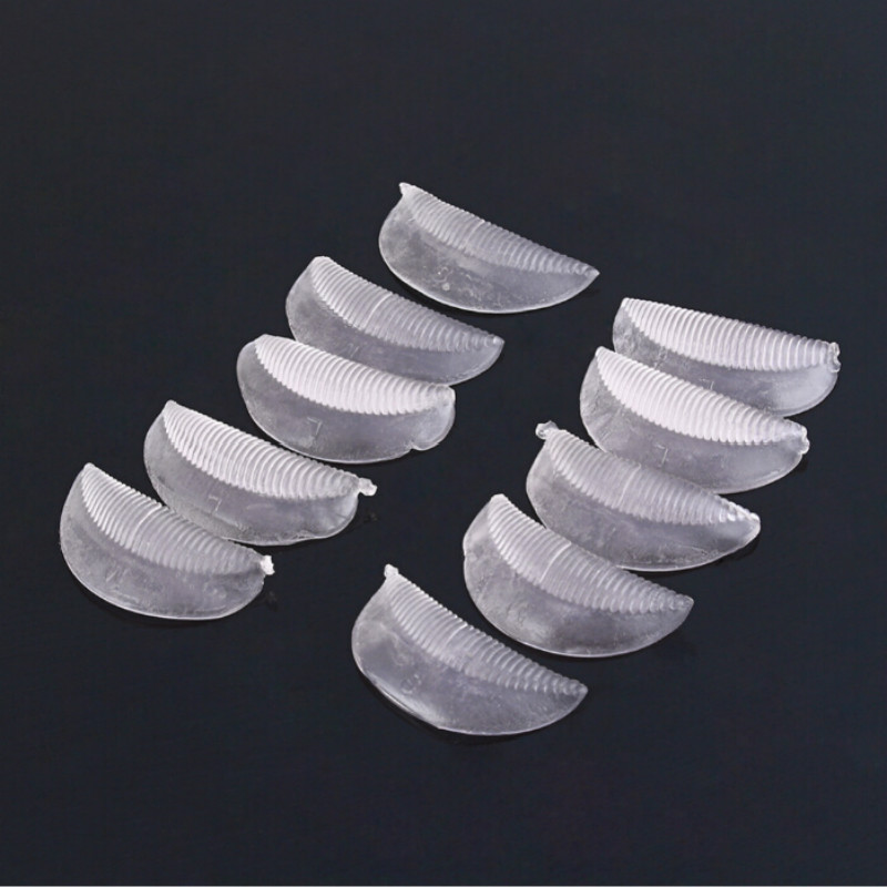 

New 5 Pairs/Pack Silicone Eyelash Permanent Perm Curler Curling Root Lifting False Fake Eyelash Shield Pad Maquillaje Patches