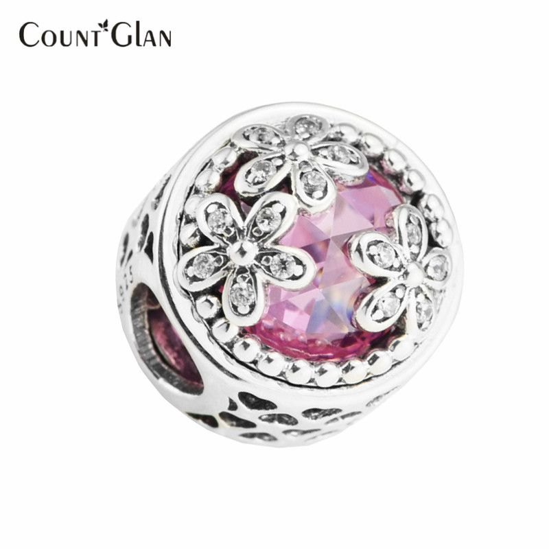Sterling Silver Jewelry Beads For jewelry Making DIY Fit Pandora Women Bracelets Daisy Meadow 925 Silver Charms Perlas Berloque Kralen-image-404025047