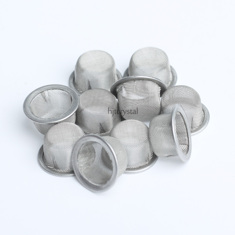 

12.7mm Round Diameter 7mm Height Wholesale Smoking Screens Bowl Shaped Quartz Crystal Smoking Pipe Tobacco Metal Filters Smoking Accessories