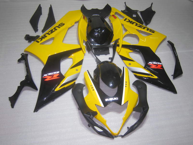 

100% injection mold fairing kit for SUZUKI GSXR 1000 2005 2006 yellow black fairings set GSXR1000 K5 05 06 OT22, Same as picture