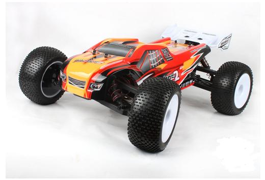 

ZD 1:8 08423 rc model electric four-drive brushless truck yellow, green