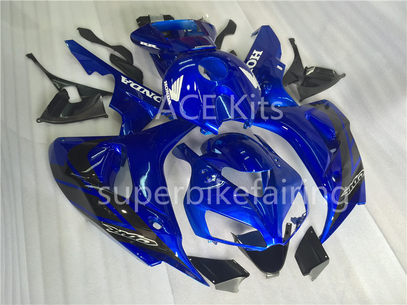 

3 gift new For Honda CBR1000RR 2006 2007 1000RR 06 07 ABS Motorcycle Fairing Kit Bodywork Blue Black AH3S