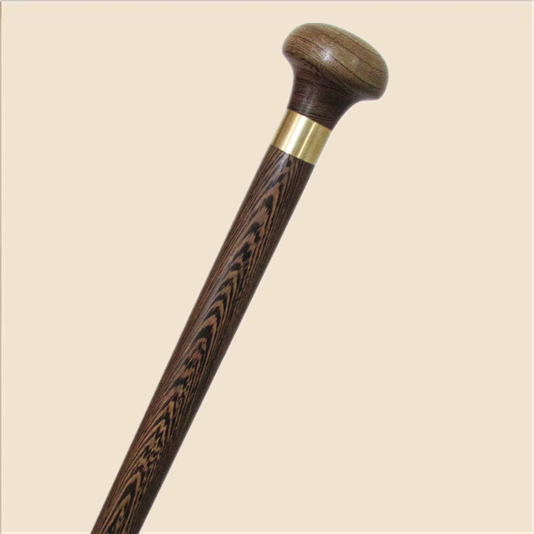 

Mahogany cane round wooden wood wooden stick of civilization the elderly walking stick civilization