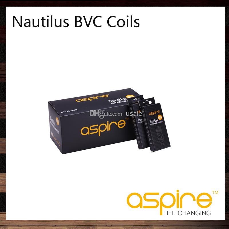 

Aspire Nautilus BVC Coils Head 0.7ohm 1.6ohm 1.8ohm For Nautilus 2 Tank Nautilus Mini Atomizer 100% Original
