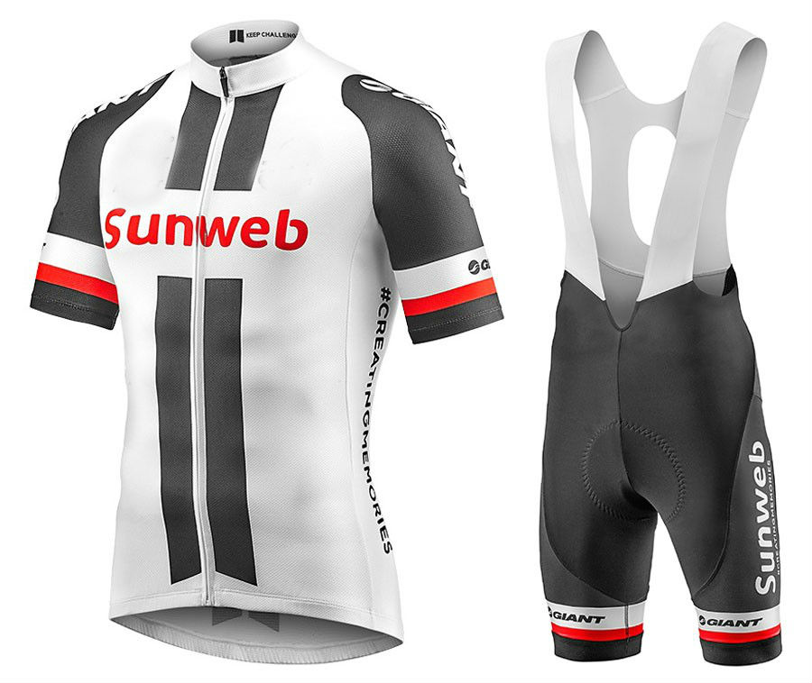 

2021 new Pro team sunweb cycling jerseys Bicycle maillot breathable MTB Short sleeve Ropa Ciclismo quick dry bike cloth 9D GEL, Black