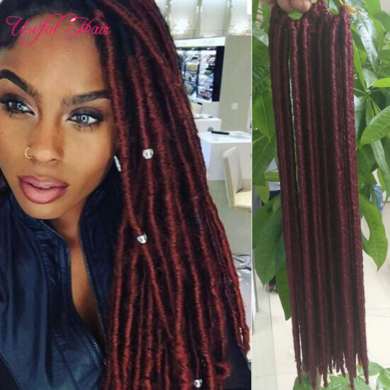 

6pcs for one head braiding braid hairstyles faux locs crochet hair 14,18inch faux locs braids syntheitc hair extension straight braids